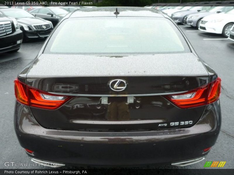 Fire Agate Pearl / Flaxen 2013 Lexus GS 350 AWD