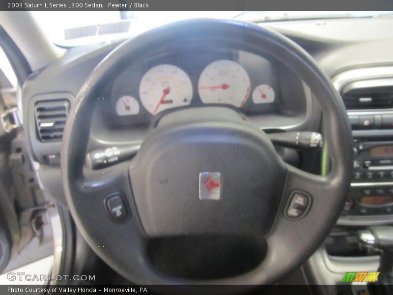 Pewter / Black 2003 Saturn L Series L300 Sedan