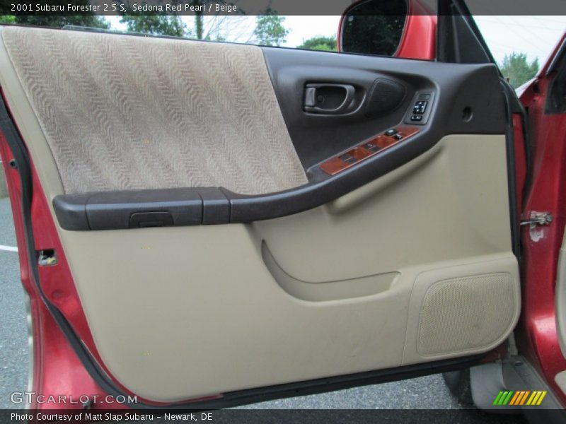 Sedona Red Pearl / Beige 2001 Subaru Forester 2.5 S