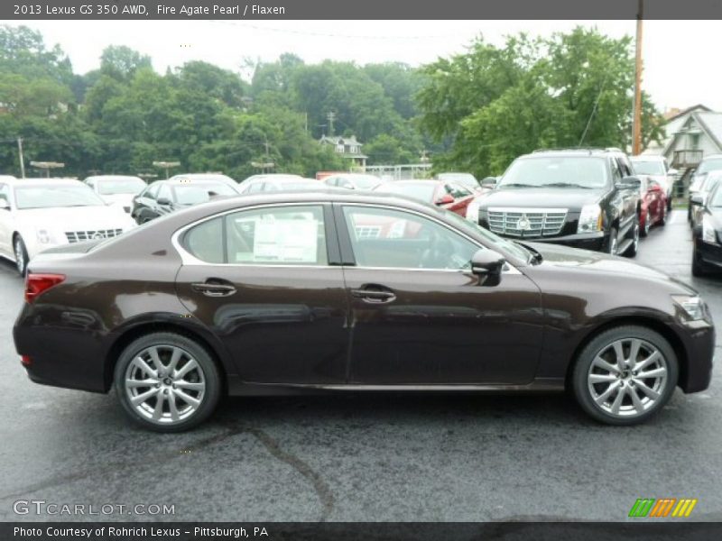 Fire Agate Pearl / Flaxen 2013 Lexus GS 350 AWD