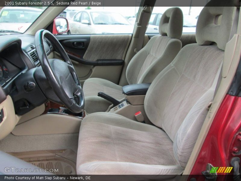 Sedona Red Pearl / Beige 2001 Subaru Forester 2.5 S