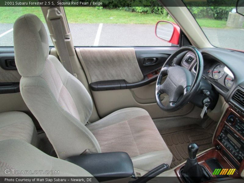 Sedona Red Pearl / Beige 2001 Subaru Forester 2.5 S