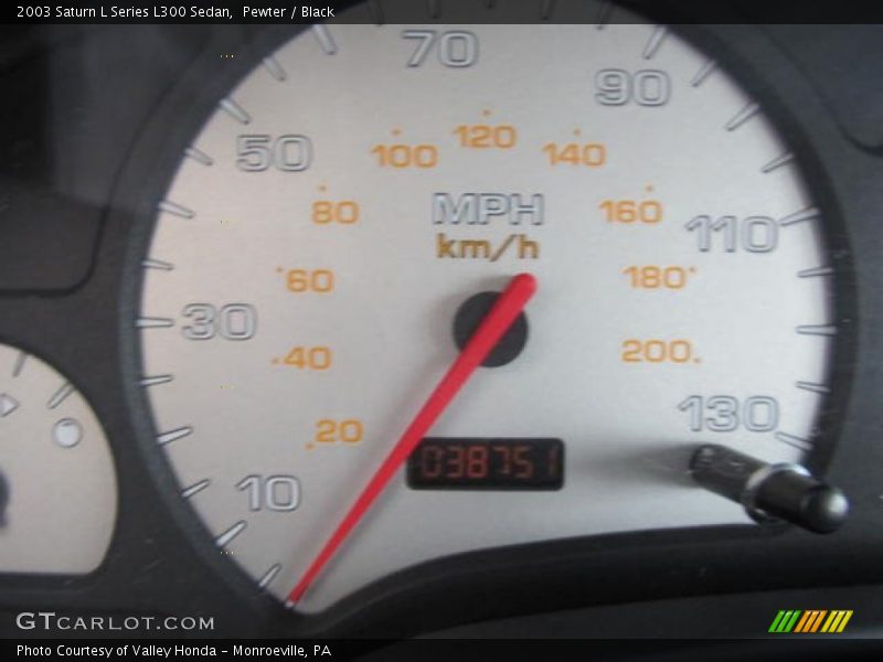 Pewter / Black 2003 Saturn L Series L300 Sedan