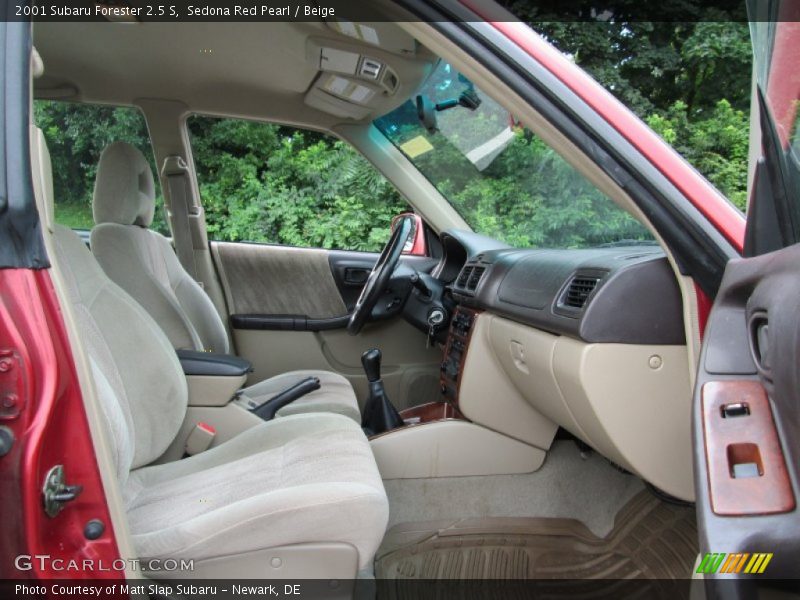 Sedona Red Pearl / Beige 2001 Subaru Forester 2.5 S