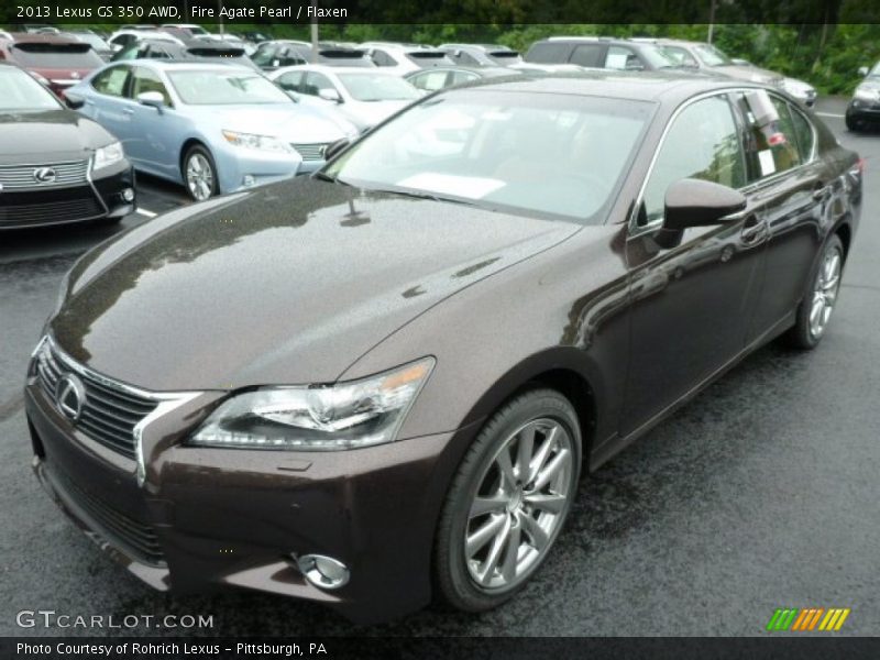 Fire Agate Pearl / Flaxen 2013 Lexus GS 350 AWD