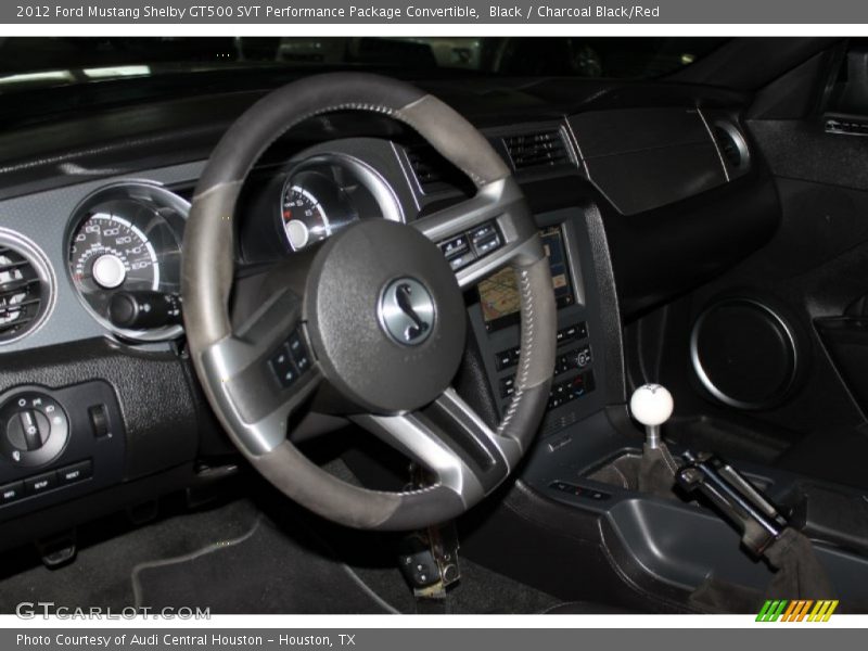  2012 Mustang Shelby GT500 SVT Performance Package Convertible Steering Wheel