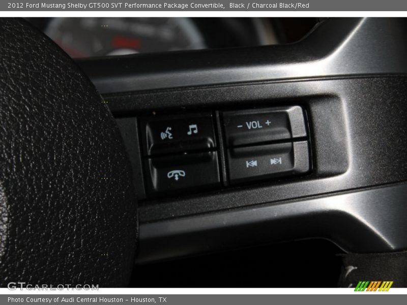 Controls of 2012 Mustang Shelby GT500 SVT Performance Package Convertible