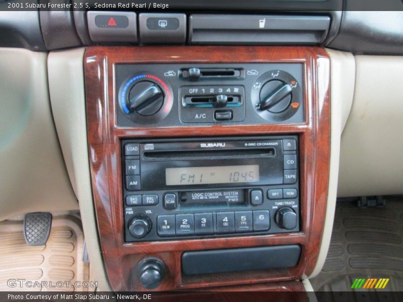 Sedona Red Pearl / Beige 2001 Subaru Forester 2.5 S