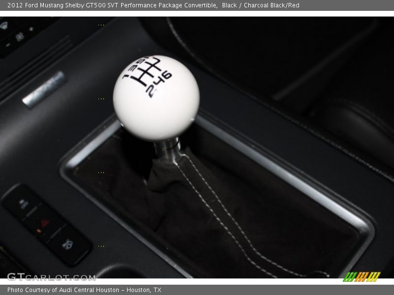  2012 Mustang Shelby GT500 SVT Performance Package Convertible 6 Speed Manual Shifter