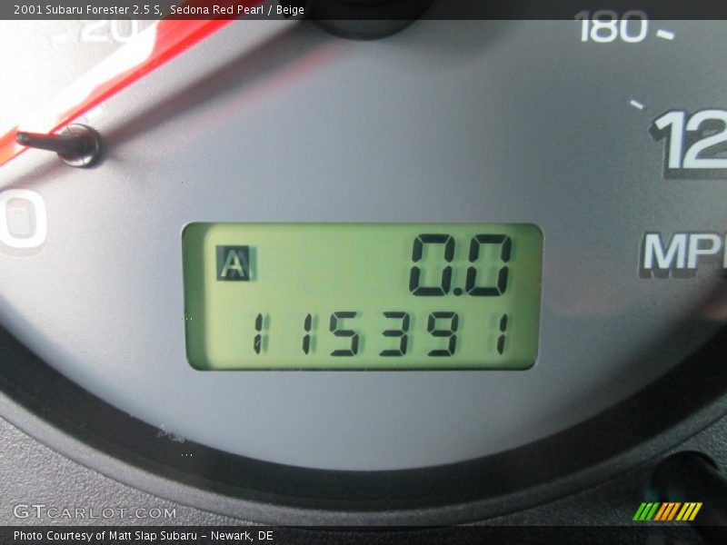 Sedona Red Pearl / Beige 2001 Subaru Forester 2.5 S