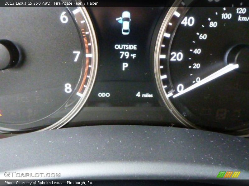 Fire Agate Pearl / Flaxen 2013 Lexus GS 350 AWD