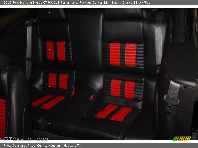 Black / Charcoal Black/Red 2012 Ford Mustang Shelby GT500 SVT Performance Package Convertible