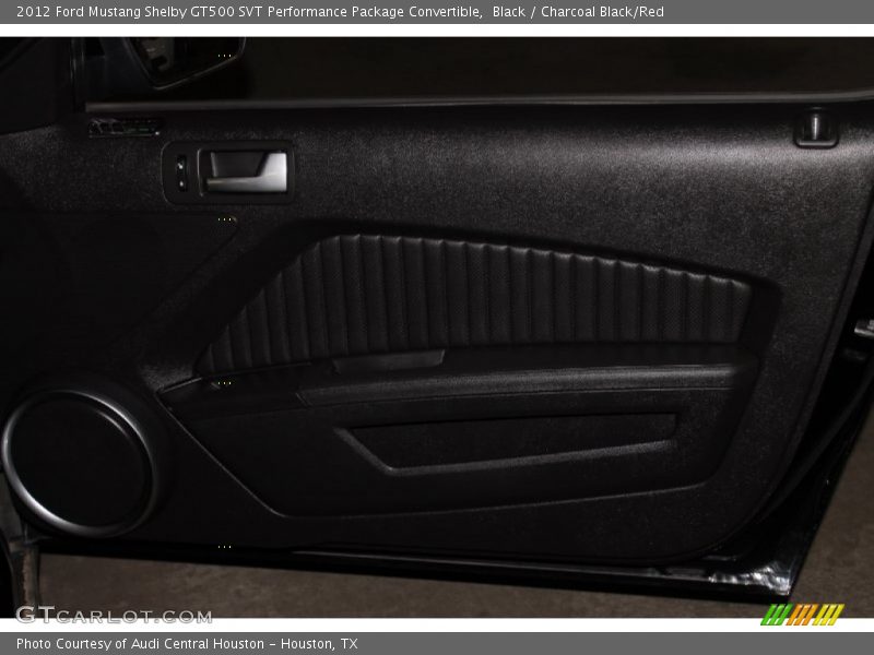 Black / Charcoal Black/Red 2012 Ford Mustang Shelby GT500 SVT Performance Package Convertible
