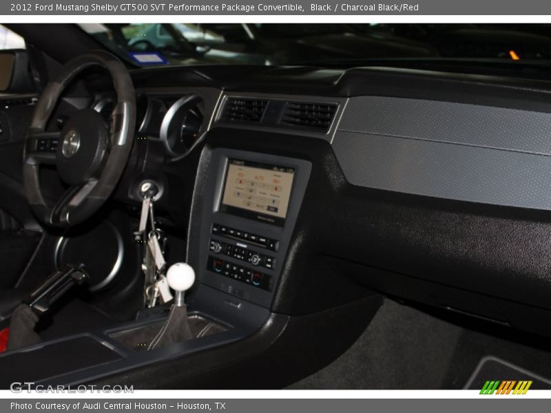 Black / Charcoal Black/Red 2012 Ford Mustang Shelby GT500 SVT Performance Package Convertible