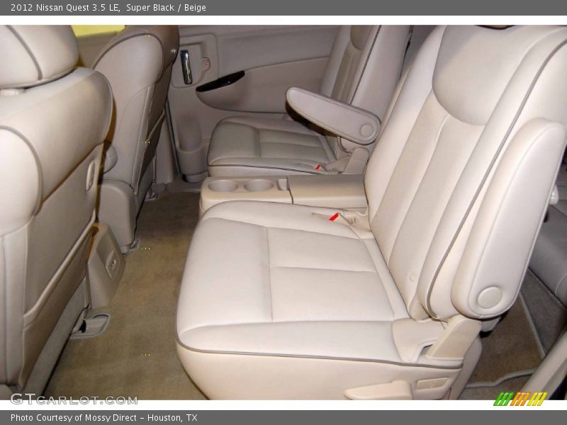 Super Black / Beige 2012 Nissan Quest 3.5 LE