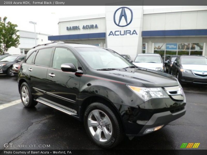 Formal Black / Ebony 2009 Acura MDX