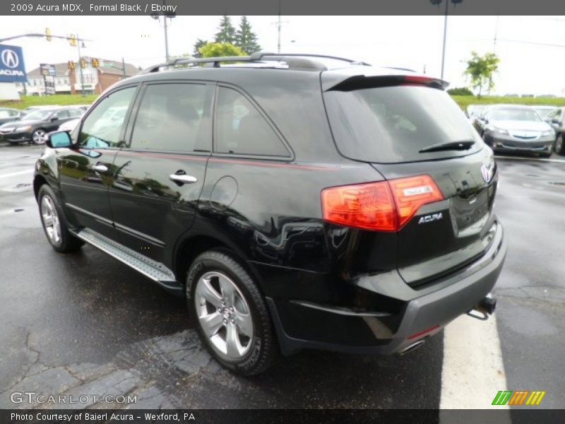 Formal Black / Ebony 2009 Acura MDX