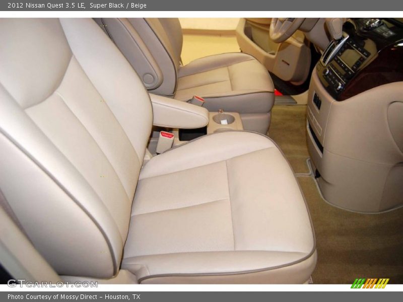 Super Black / Beige 2012 Nissan Quest 3.5 LE
