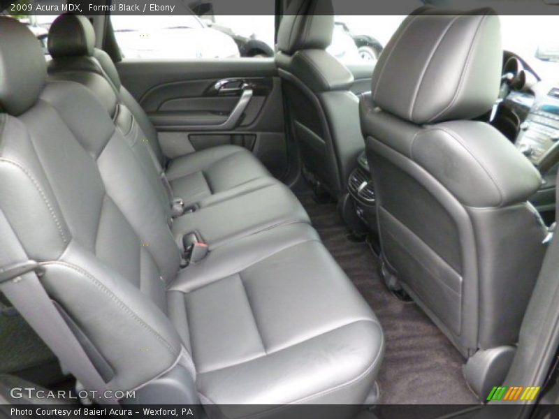 Rear Seat of 2009 MDX 