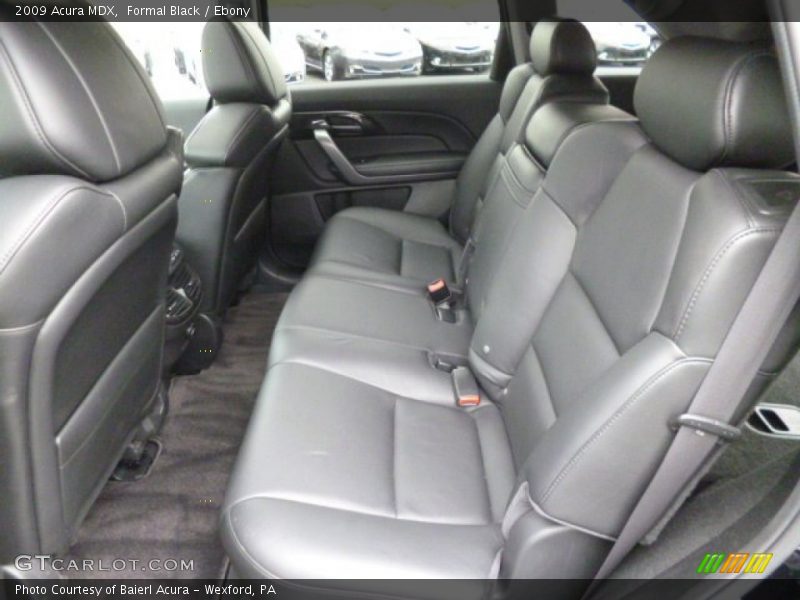 Rear Seat of 2009 MDX 