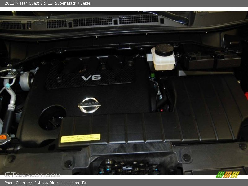 Super Black / Beige 2012 Nissan Quest 3.5 LE
