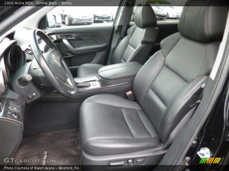 Front Seat of 2009 MDX 