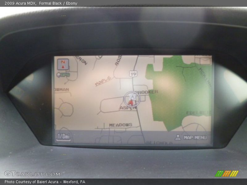 Navigation of 2009 MDX 