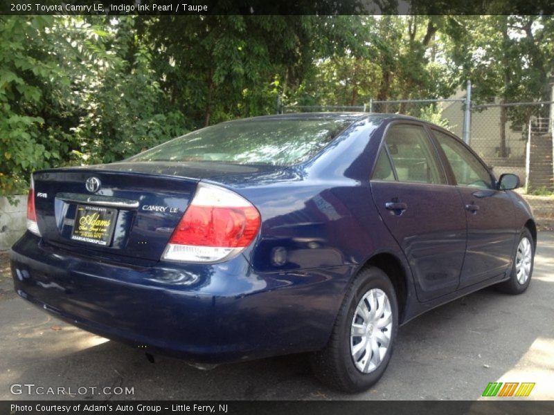 Indigo Ink Pearl / Taupe 2005 Toyota Camry LE