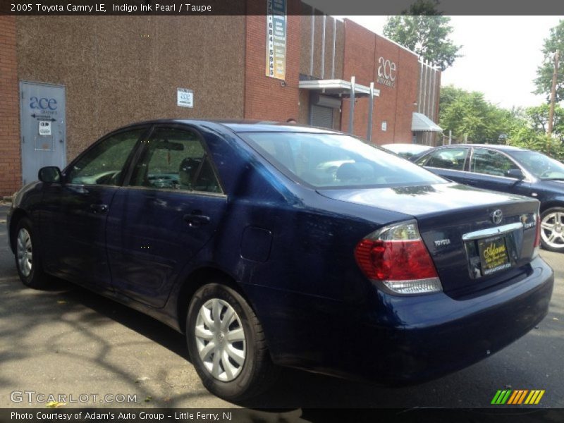 Indigo Ink Pearl / Taupe 2005 Toyota Camry LE