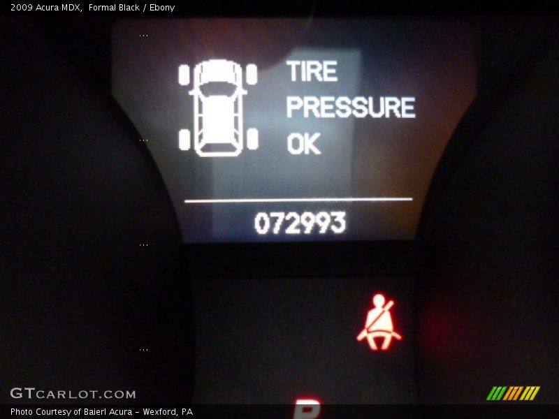 Formal Black / Ebony 2009 Acura MDX