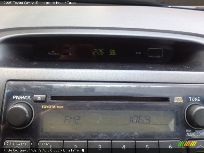Indigo Ink Pearl / Taupe 2005 Toyota Camry LE