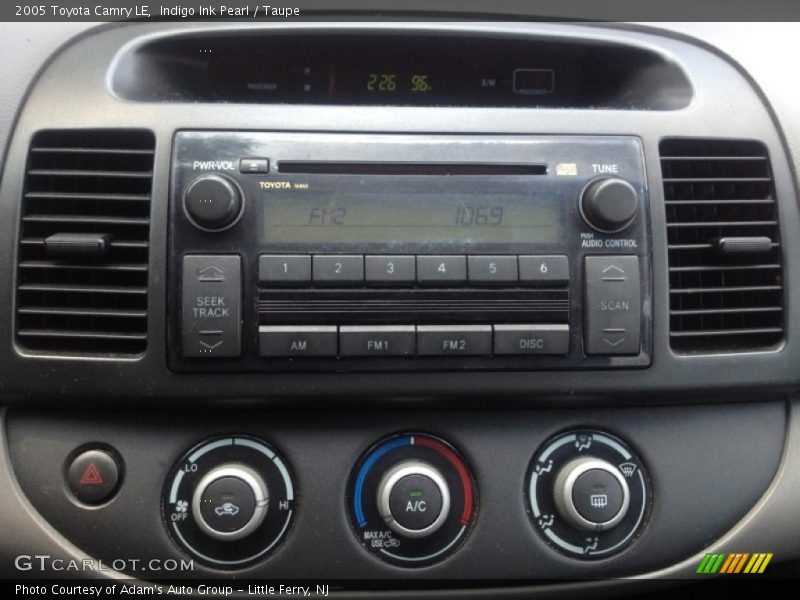 Indigo Ink Pearl / Taupe 2005 Toyota Camry LE