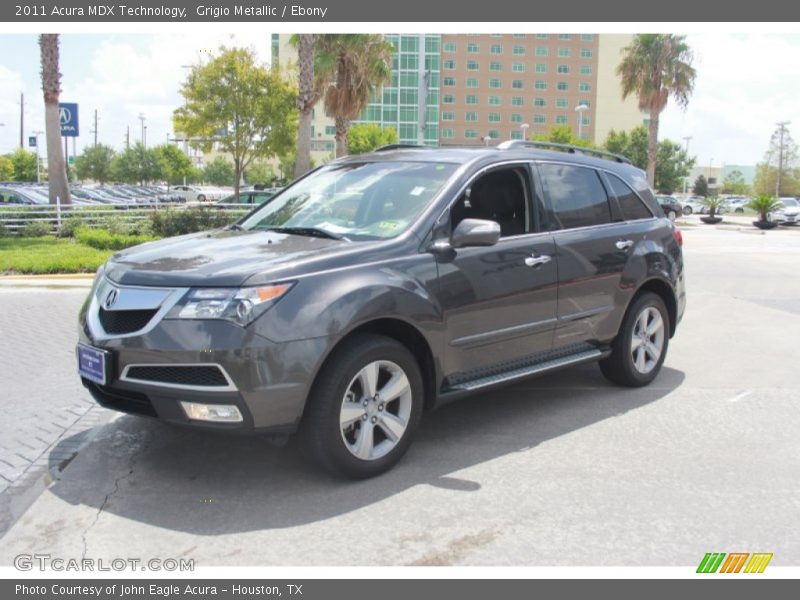 Grigio Metallic / Ebony 2011 Acura MDX Technology