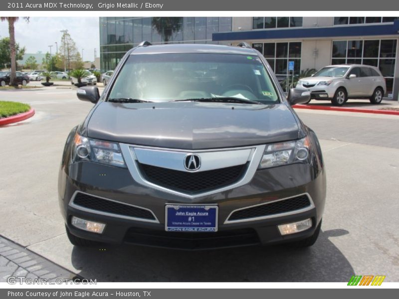Grigio Metallic / Ebony 2011 Acura MDX Technology