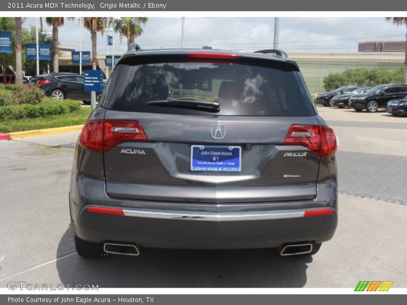 Grigio Metallic / Ebony 2011 Acura MDX Technology
