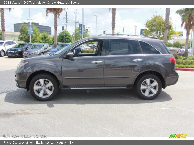 Grigio Metallic / Ebony 2011 Acura MDX Technology