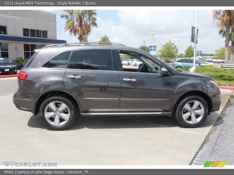 Grigio Metallic / Ebony 2011 Acura MDX Technology