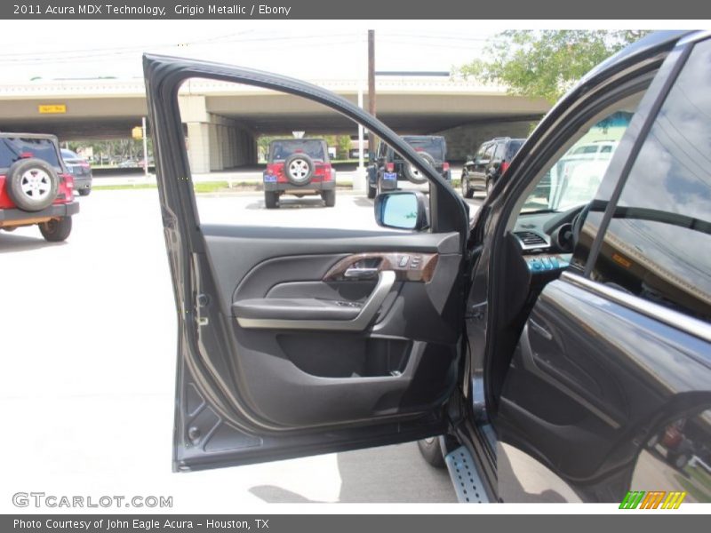 Grigio Metallic / Ebony 2011 Acura MDX Technology