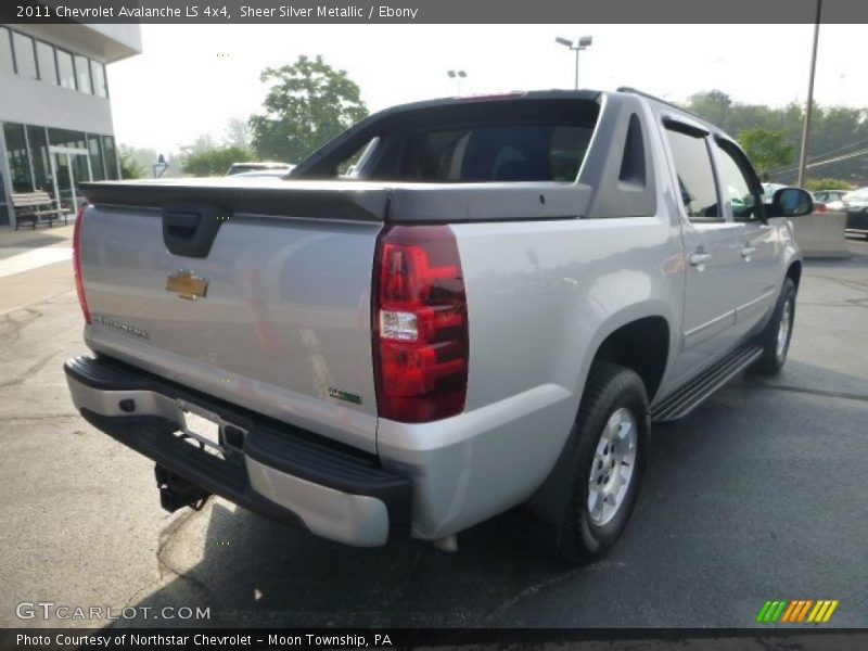 Sheer Silver Metallic / Ebony 2011 Chevrolet Avalanche LS 4x4