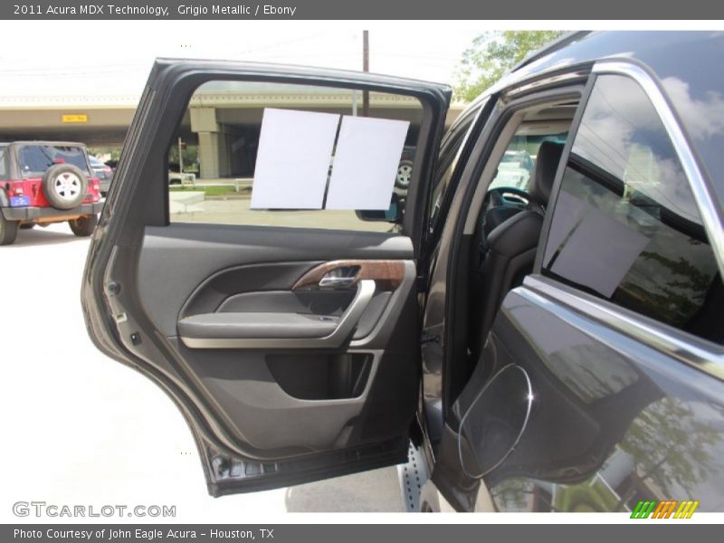 Grigio Metallic / Ebony 2011 Acura MDX Technology