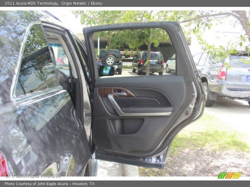 Grigio Metallic / Ebony 2011 Acura MDX Technology