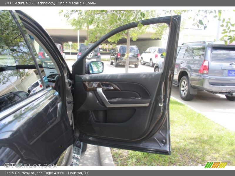 Grigio Metallic / Ebony 2011 Acura MDX Technology