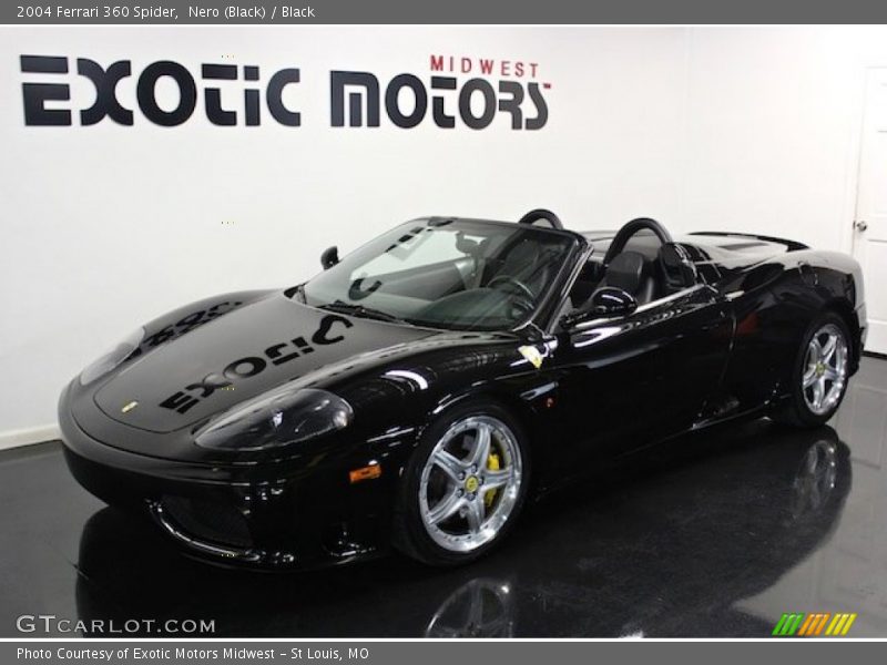 Nero (Black) / Black 2004 Ferrari 360 Spider