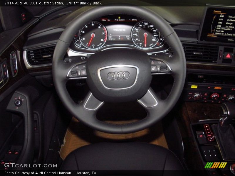 Brilliant Black / Black 2014 Audi A6 3.0T quattro Sedan