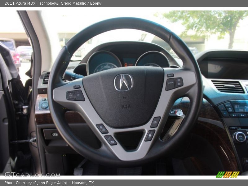 Grigio Metallic / Ebony 2011 Acura MDX Technology
