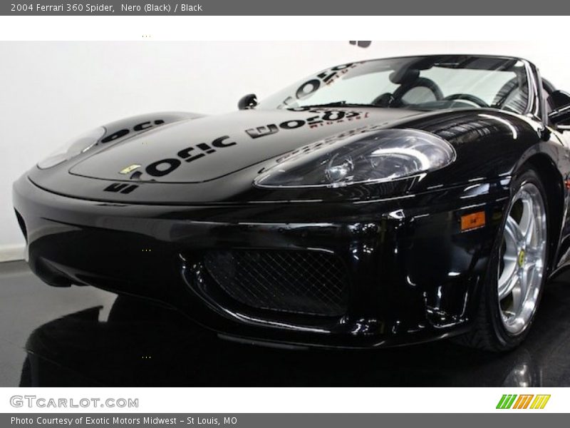 Nero (Black) / Black 2004 Ferrari 360 Spider