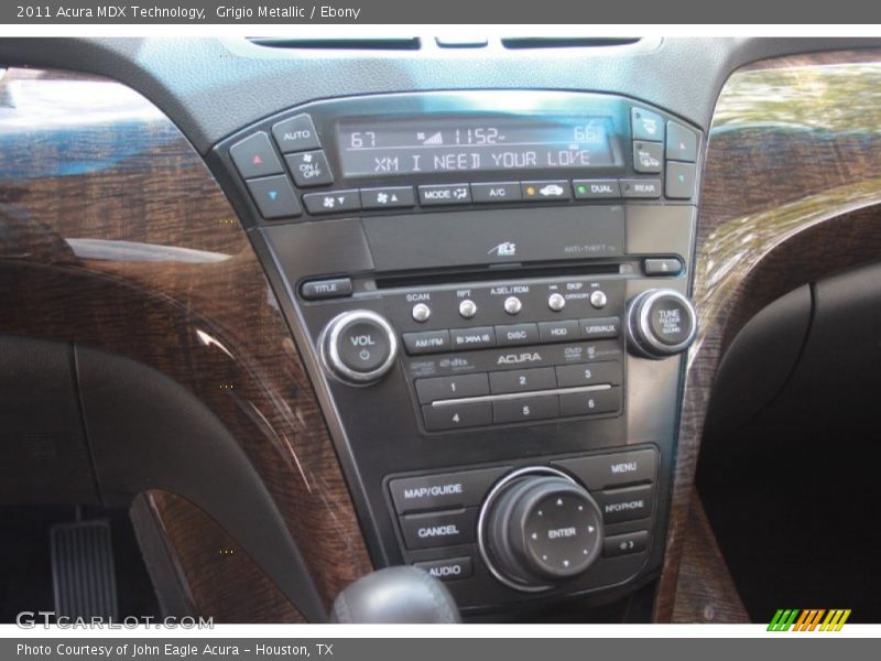 Grigio Metallic / Ebony 2011 Acura MDX Technology
