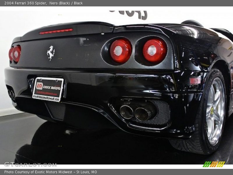 Nero (Black) / Black 2004 Ferrari 360 Spider