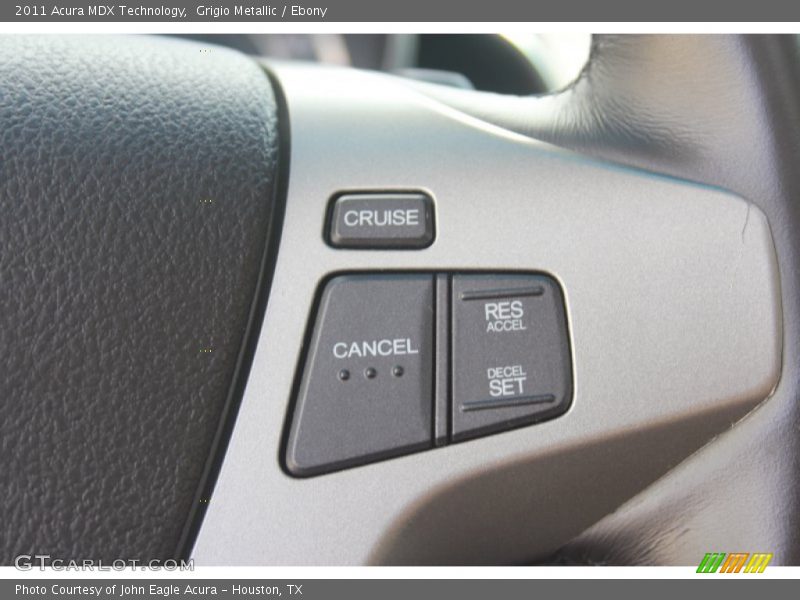 Grigio Metallic / Ebony 2011 Acura MDX Technology