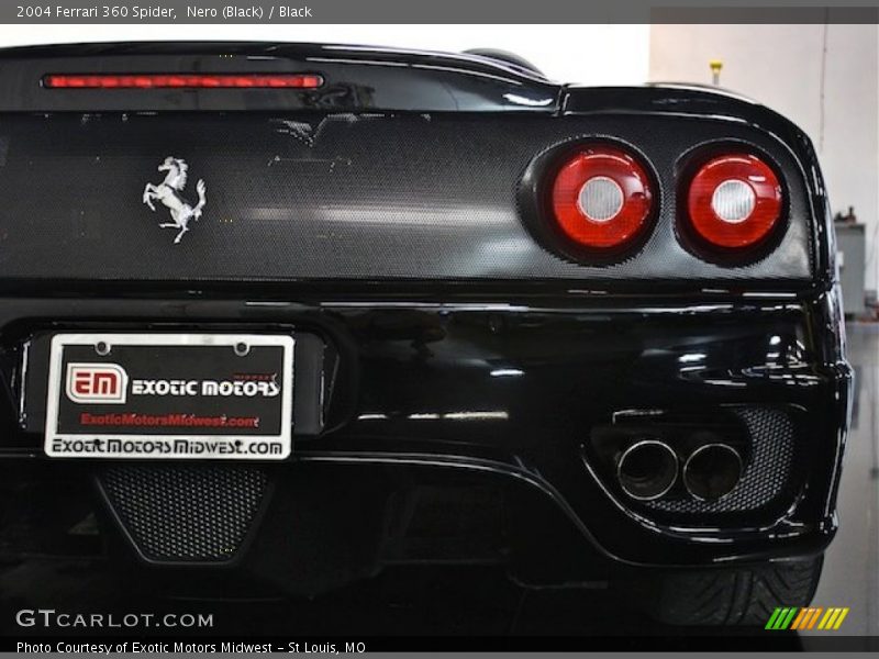 Nero (Black) / Black 2004 Ferrari 360 Spider